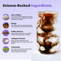 30 Serving of Mushroom Coffee + FREE Starter Kit + Extra FREE Week Labor Day Email Special with science-backed mushroom ingredients.